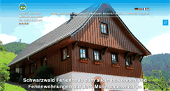 Desktop Screenshot of ferienhaus-schwarzwald.com