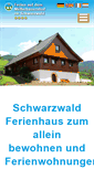 Mobile Screenshot of ferienhaus-schwarzwald.com